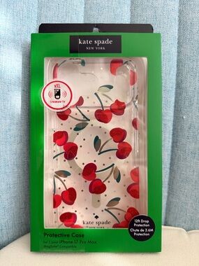 NEW 🍒Kate spade new york🍒Cherry Dot MagSafe iPhone 17 Pro